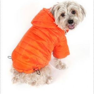 Pet Life Lightweight Adjustable 'Sporty Avalanche' Dog and Cat Coat - Orange XL